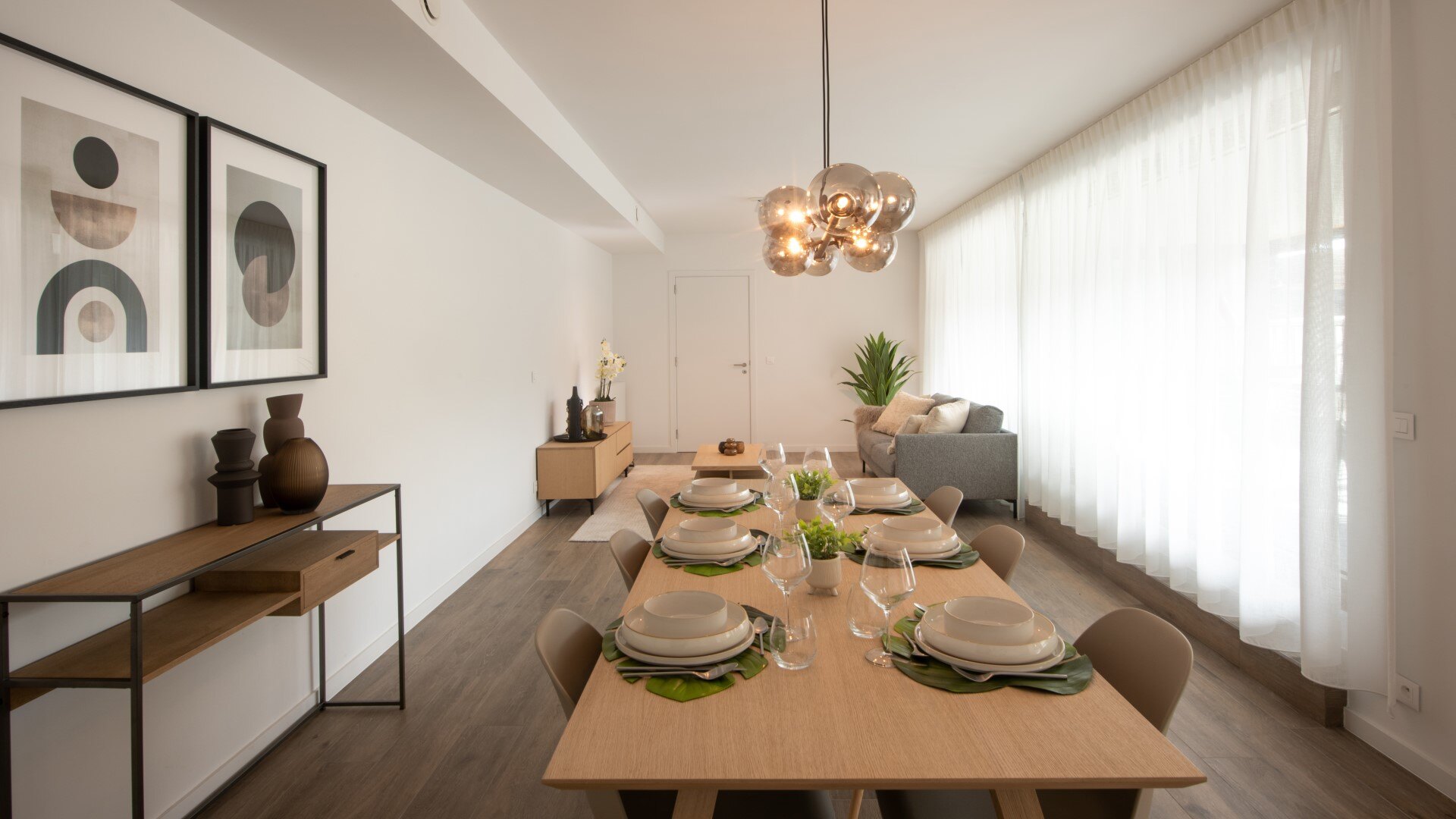Aménagement intérieur appartement écoquartier 